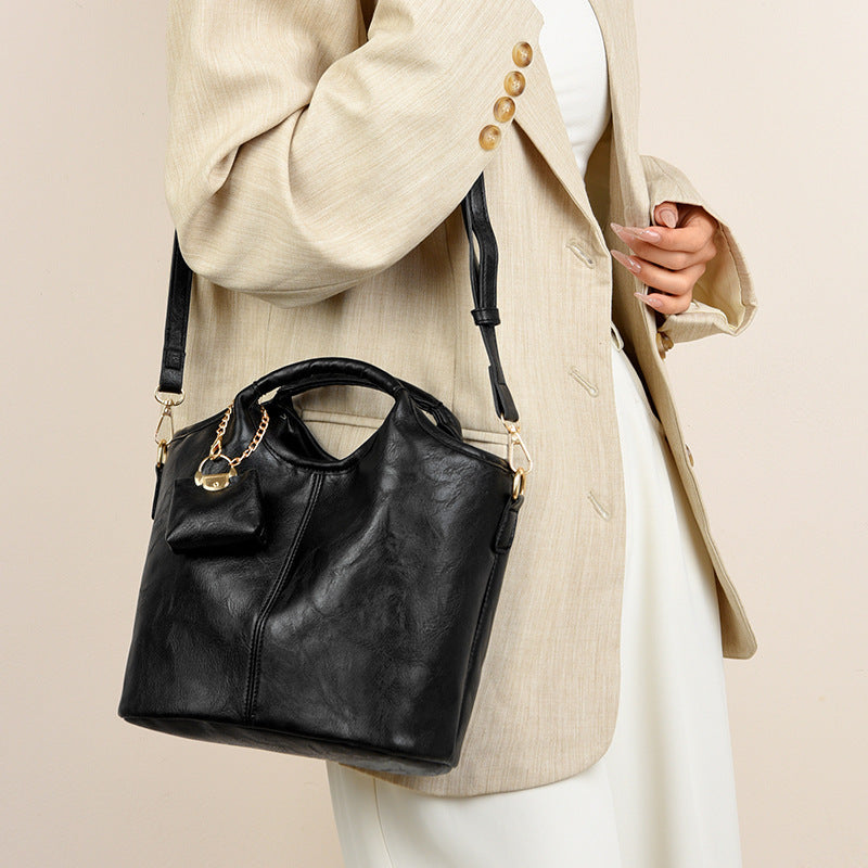 Womens Retro All-Match Shoulder Crossbody Bag