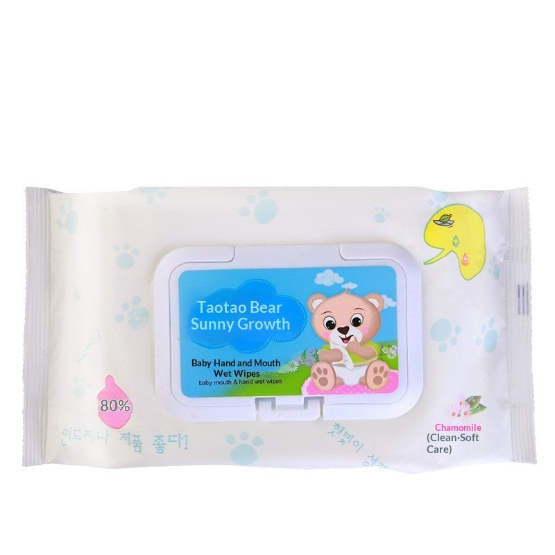 Wet wipes baby 80 pumping baby wipes with lid