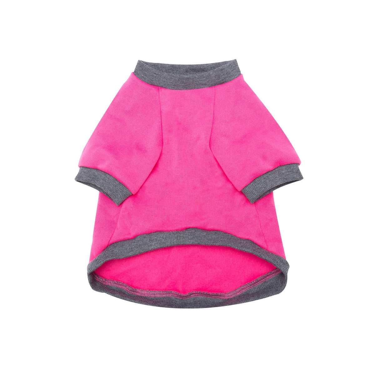 Pet Clothes Fleece-lined Thickened Solid Color Hoodie