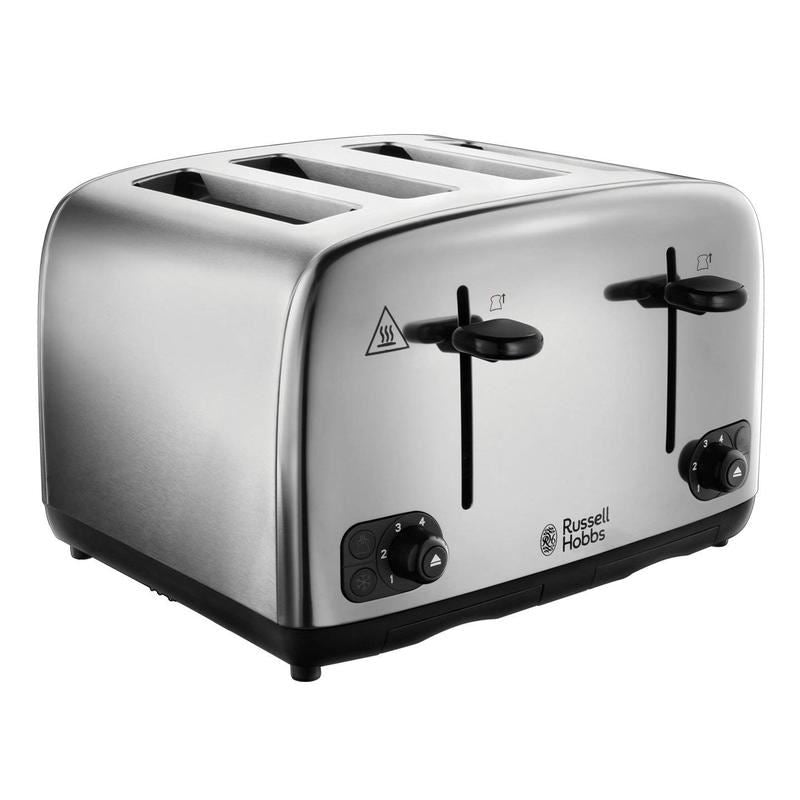 Russell Hobbs Adventure Four Slice Stainless Steel Toaster UK Plug
