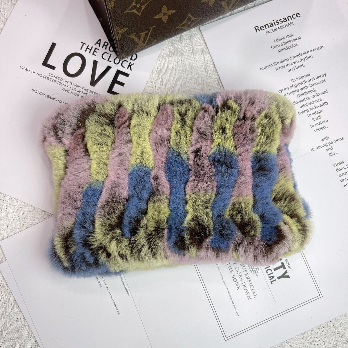 Women's Versatile Fur Snood Warm Scarf