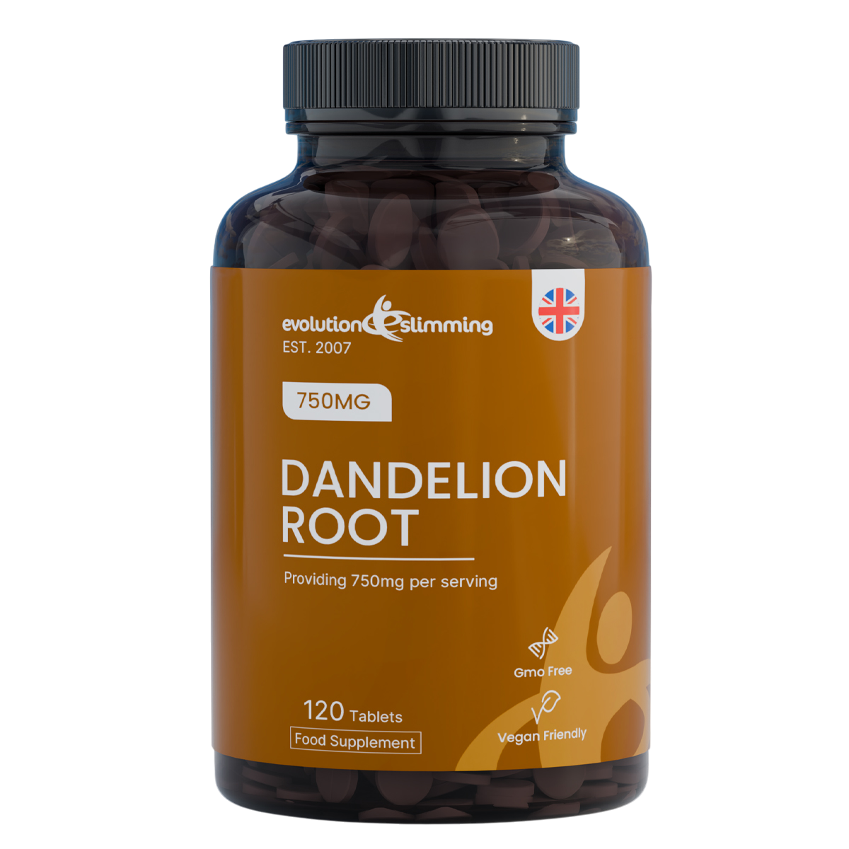 Dandelion Root 250mg Tablets | Digestive Balance & Wellness Support