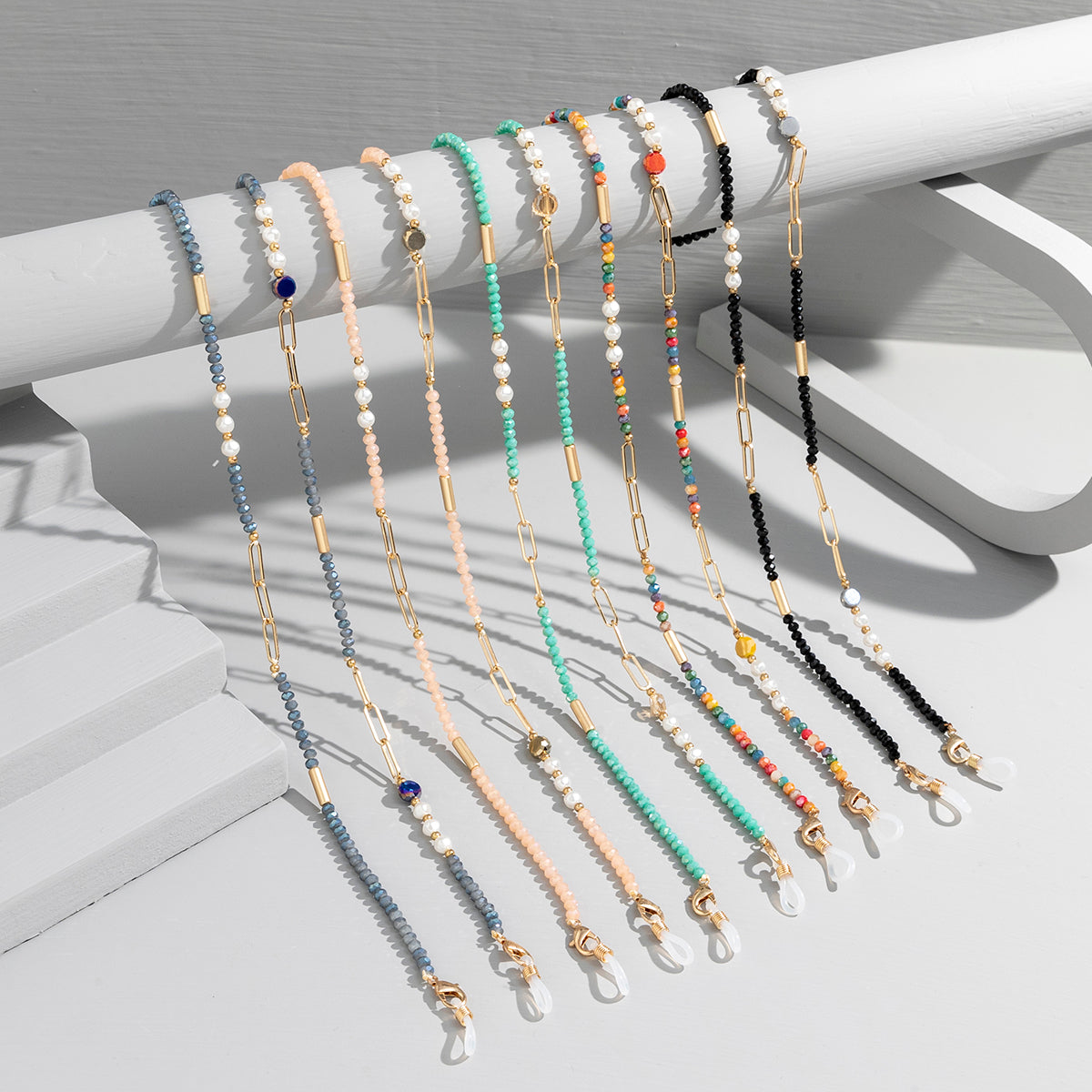 Colorful Chain Mask Chain, Fashionable Anti-loss Glasses Lanyard