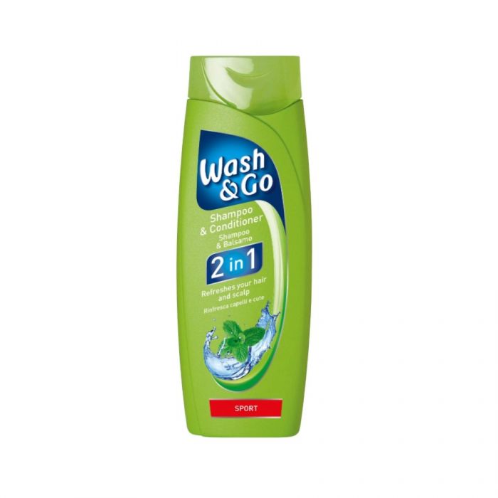 9 x Wash & Go Sport 2 in 1 - 200 ml