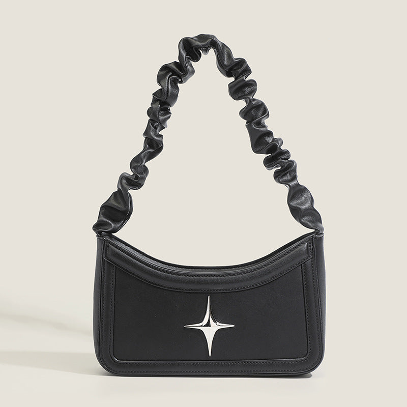 French Ins Style Pleated Underarm Bag