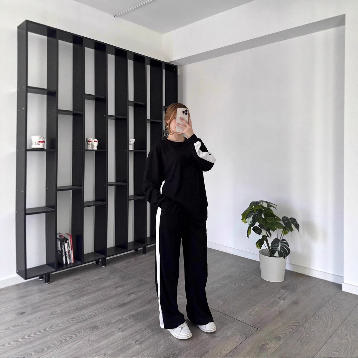 European And American Fashion Casual Exercise Contrast Color Suit