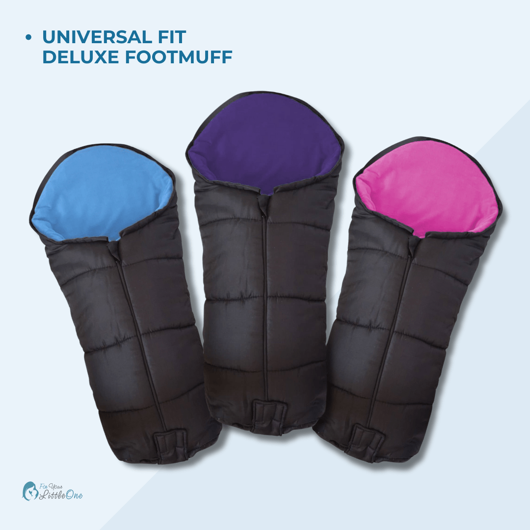 Saco Cubrepiernas Universal Deluxe para Cochecito | Cubrepiés Acogedor para Todos los Cochecitos y Sillitas de Paseo