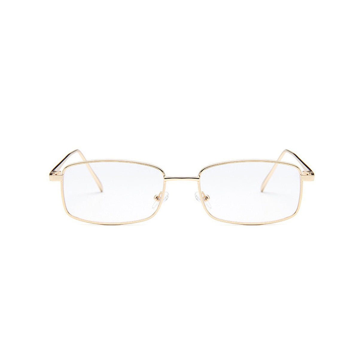 Retro Small Box Square Metal Glasses