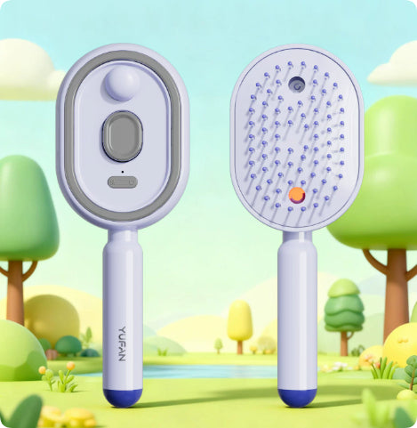 Electric Spray Airbag Massage Comb With Essential Oil Atomization For Hair Nourishment And Care