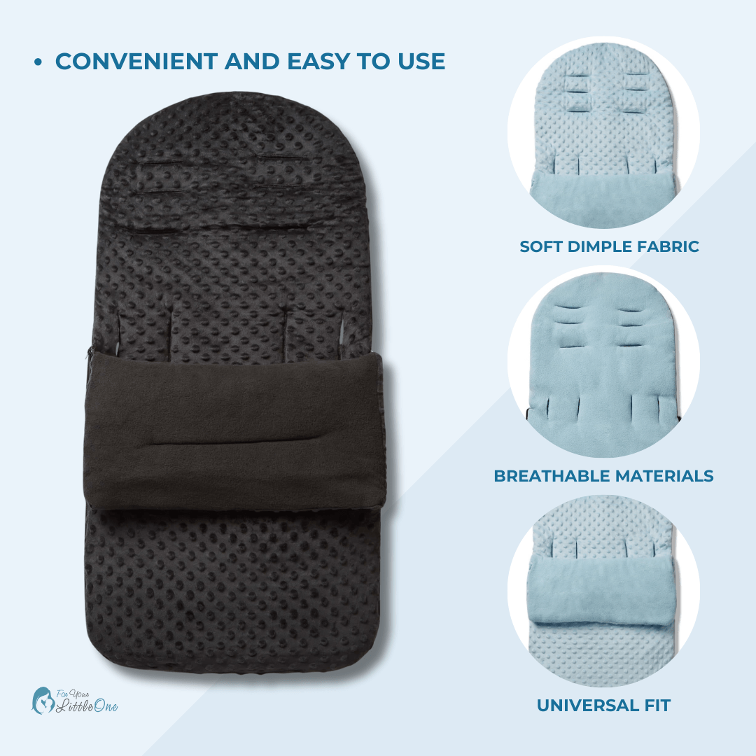 Universeller Dimple Fußsack / Cosy Toes – Passend für alle Kinderwagen und Buggys