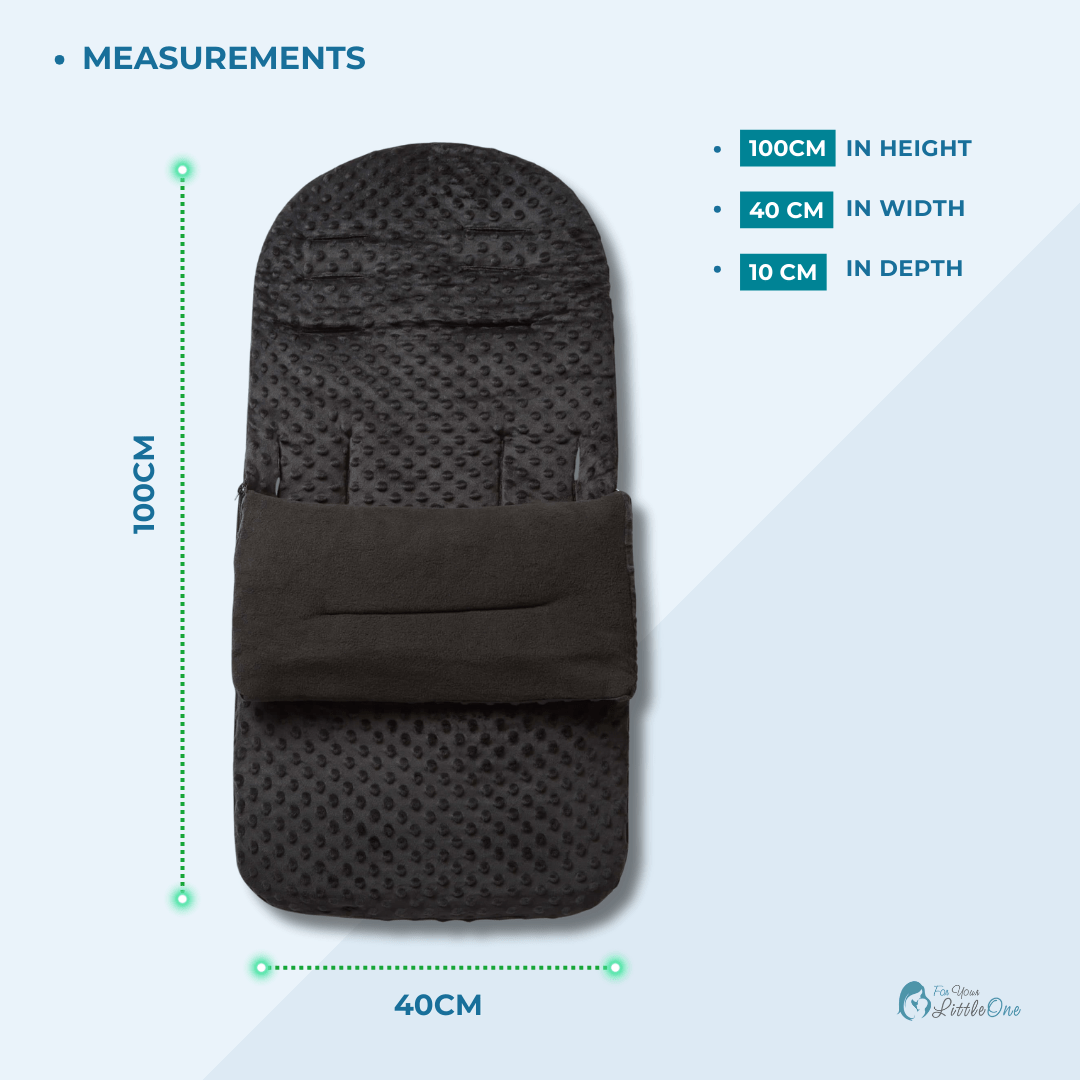 Universeller Dimple Fußsack / Cosy Toes – Passend für alle Kinderwagen und Buggys