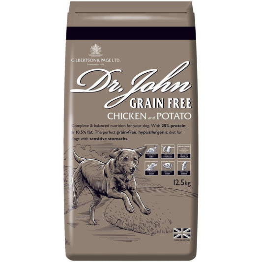 Dr. John Alimento para Perros sin Granos, Sabor Pollo, 2 kg