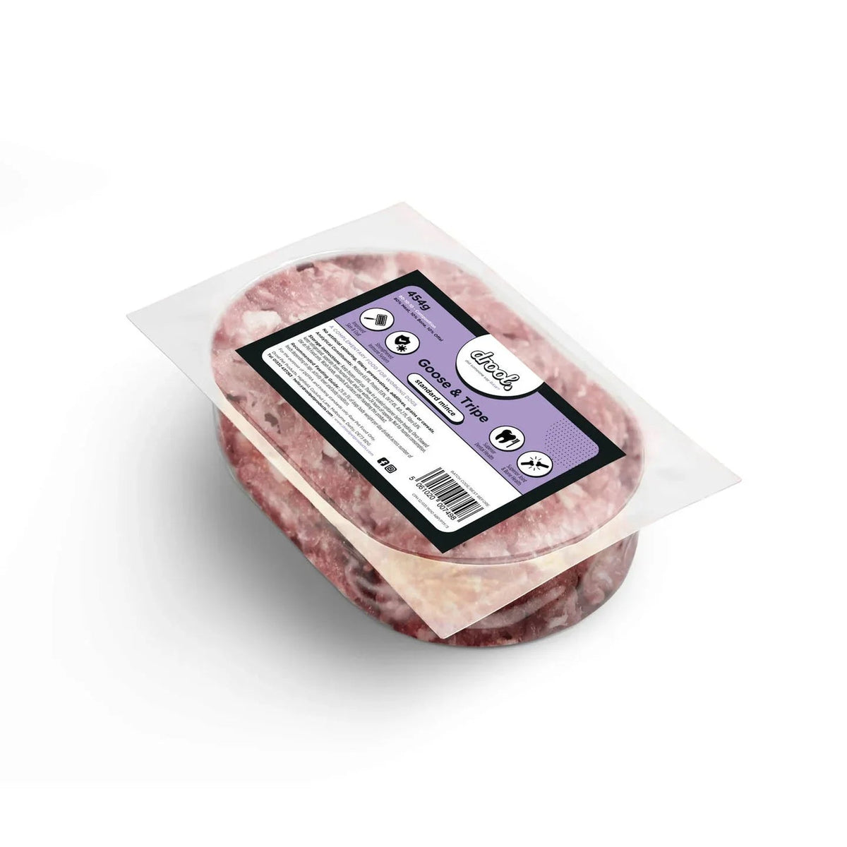 Drool Mince Standard Goose & Tripe 454g
