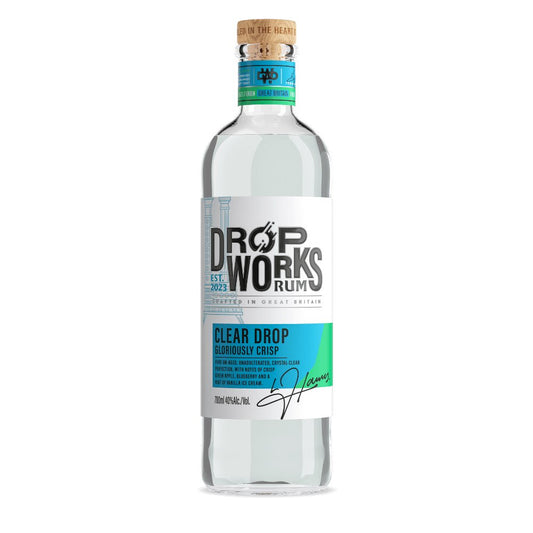 DropWorks Clear Drop British Rum – 70cl