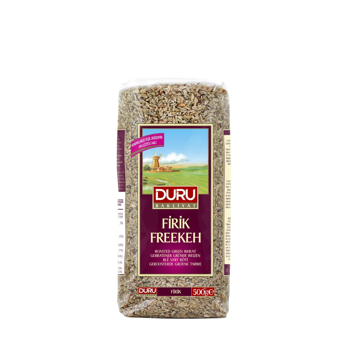 Duru Firik Freekeh Roasted Green Wheat 500g