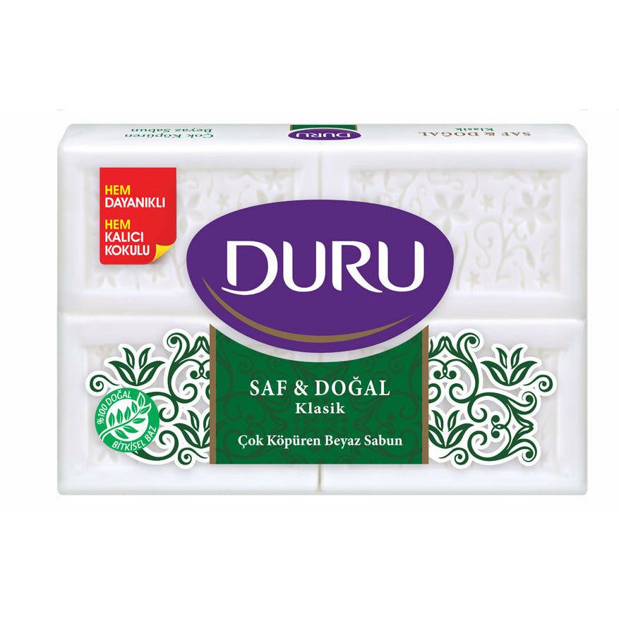 Evyap Duru Pure&Natural Classic White Soap 4*150 Gr