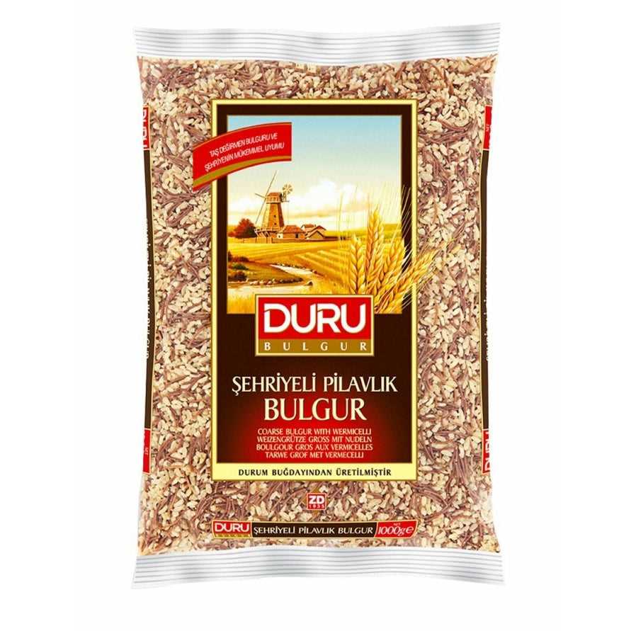 Duru Coarse Bulgur with Vermicelli (Sehriyeli Pilavlik Bulgur) 1 Kg