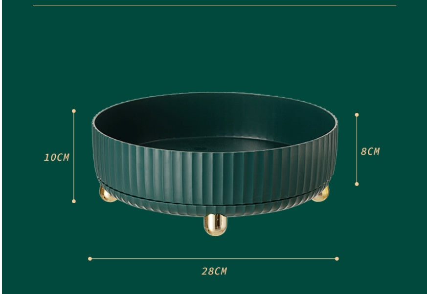 Home Light Luxury Cosmetic Storage Box Can Be Rotated