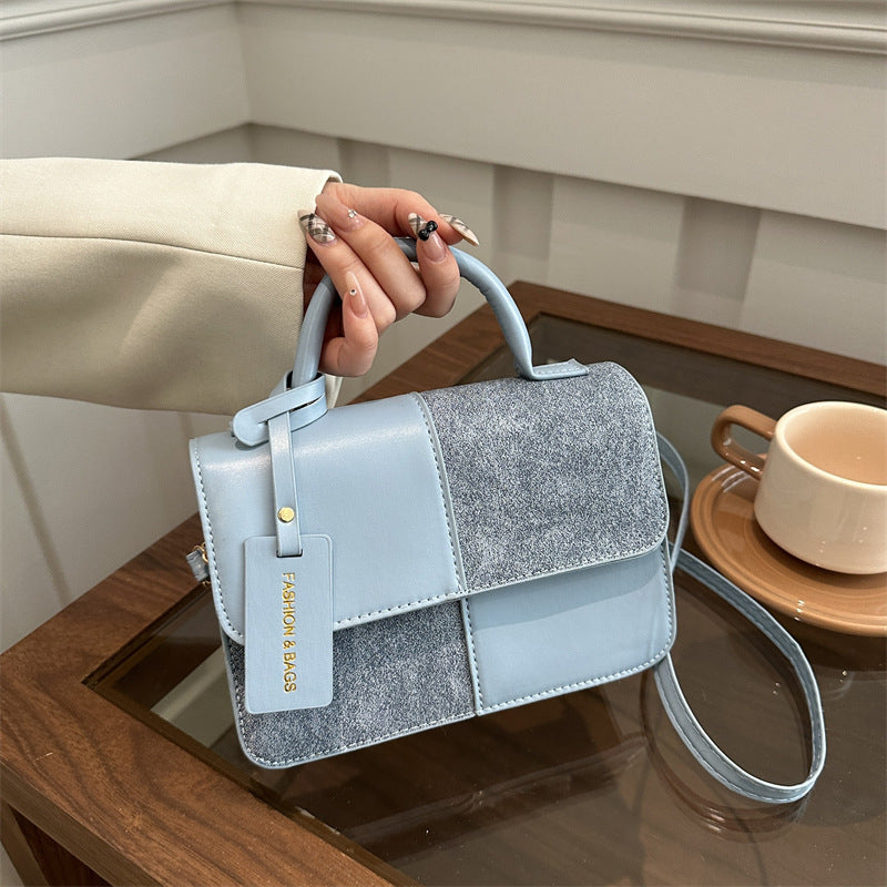 Textured Patchwork Tote Bag Women's PU Shoulder Handbag Everyday Fashion Bag