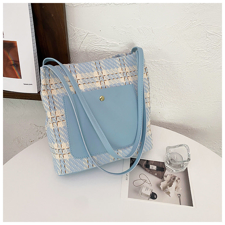 Fashion Single Shoulder Tote Bucket Bag