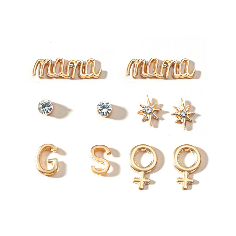Ins Style Simple And Compact All-match Earrings Mother's Day Gift Female