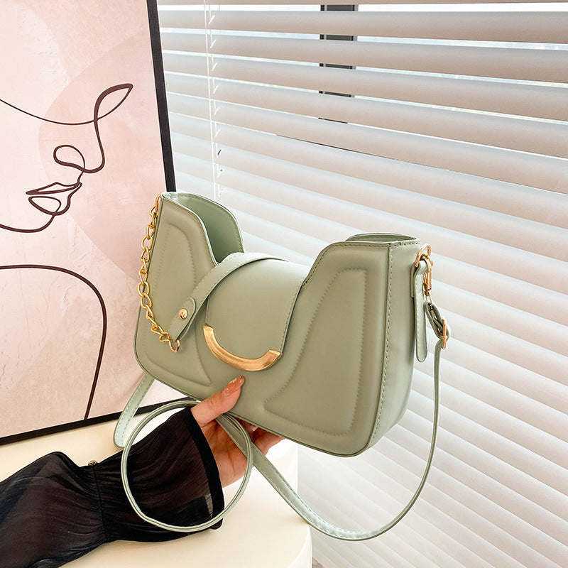 Shell-pressing Fashion Shoulder Messenger Bag