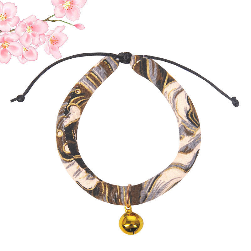 Japanese Style Cartoon Bell Pet Collar