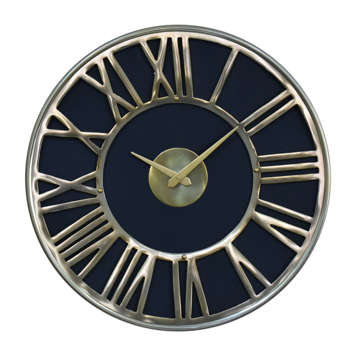 Artisan Black and Gold Wall Clock