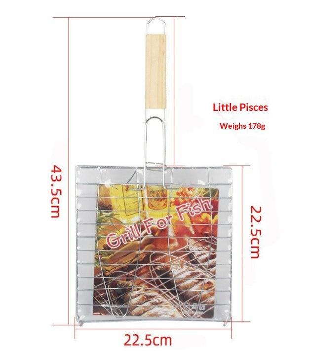 Hamburger Barbecue Grill Tool Galvanized Iron Wire