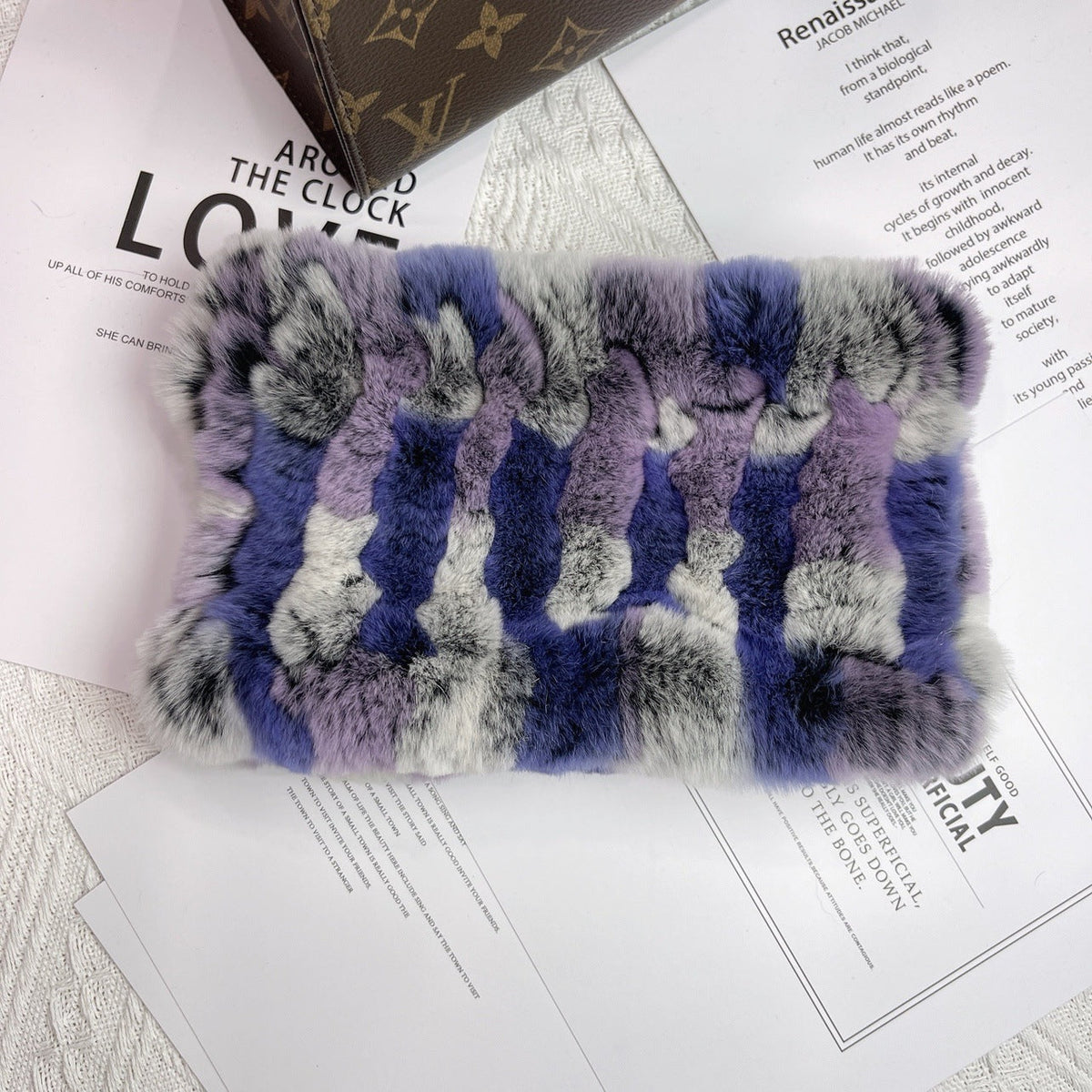 Women's Versatile Fur Snood Warm Scarf