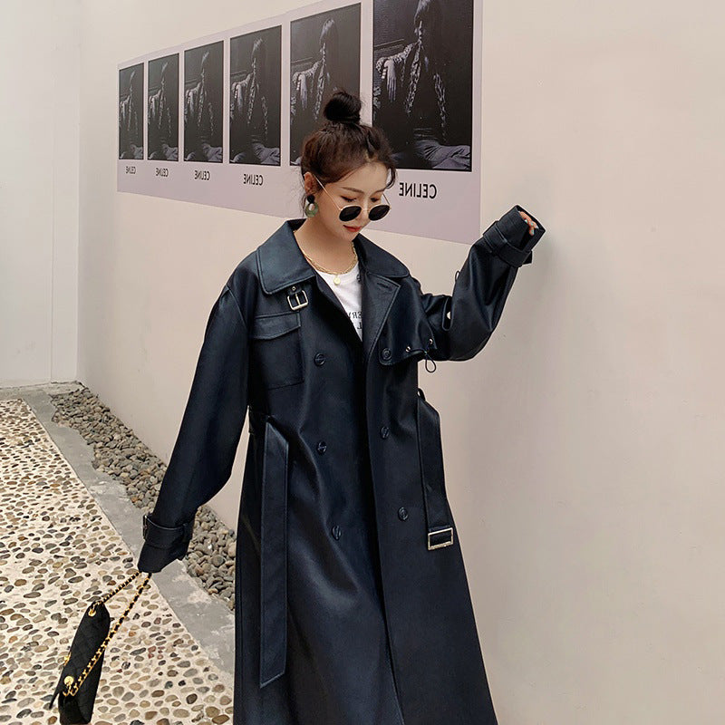 Mid-length Women's Loose Large Size British Style Waist Coat