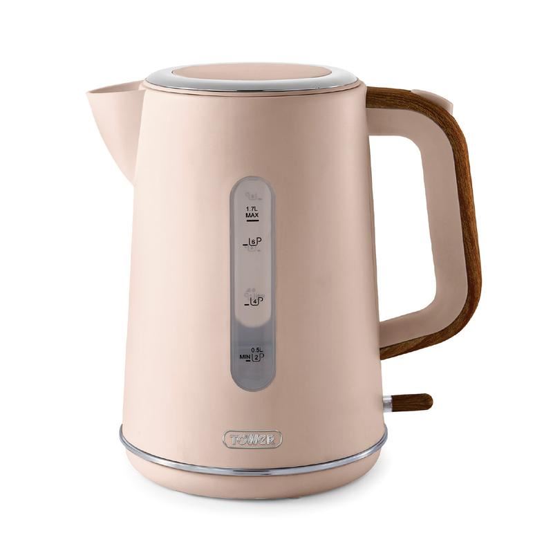 Tower Pink Scandi 3KW 1.7 Litre Rapid Boil Kettle