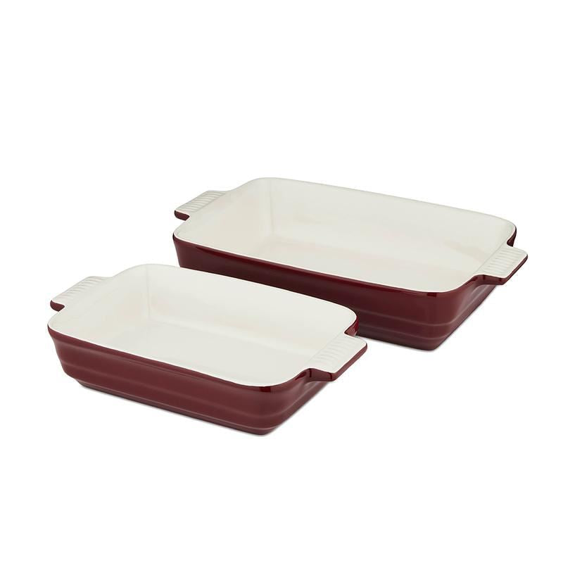 Tower Barbary & Oak Red Set Of 2 Rectangular Oven Dish