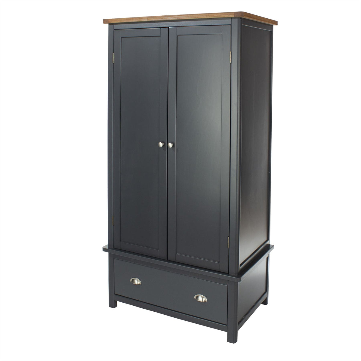 Dunkeld Midnight Blue 2 Door 1 Drawer Wardrobe