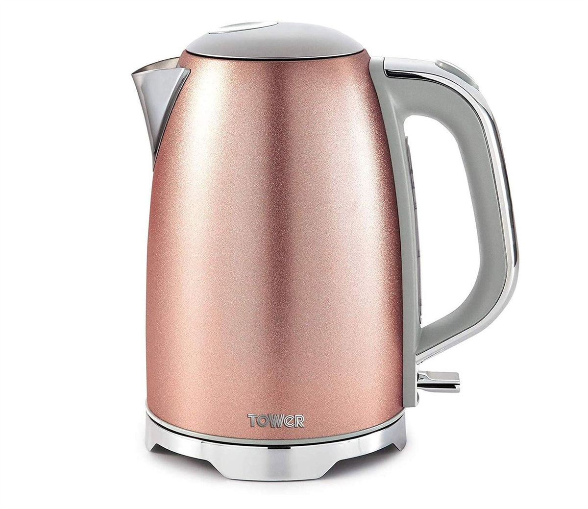 Tower Glitz 3KW 1.7L Blush Pink Kettle UK Plug