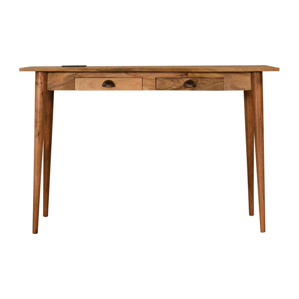 Artisan Nordic Style Writing Desk with 2 Drawers and Cable access