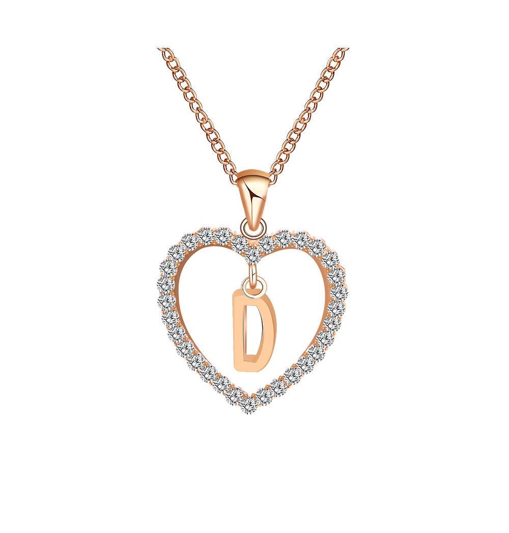 Romantic Love Pendant Necklace For Girls
