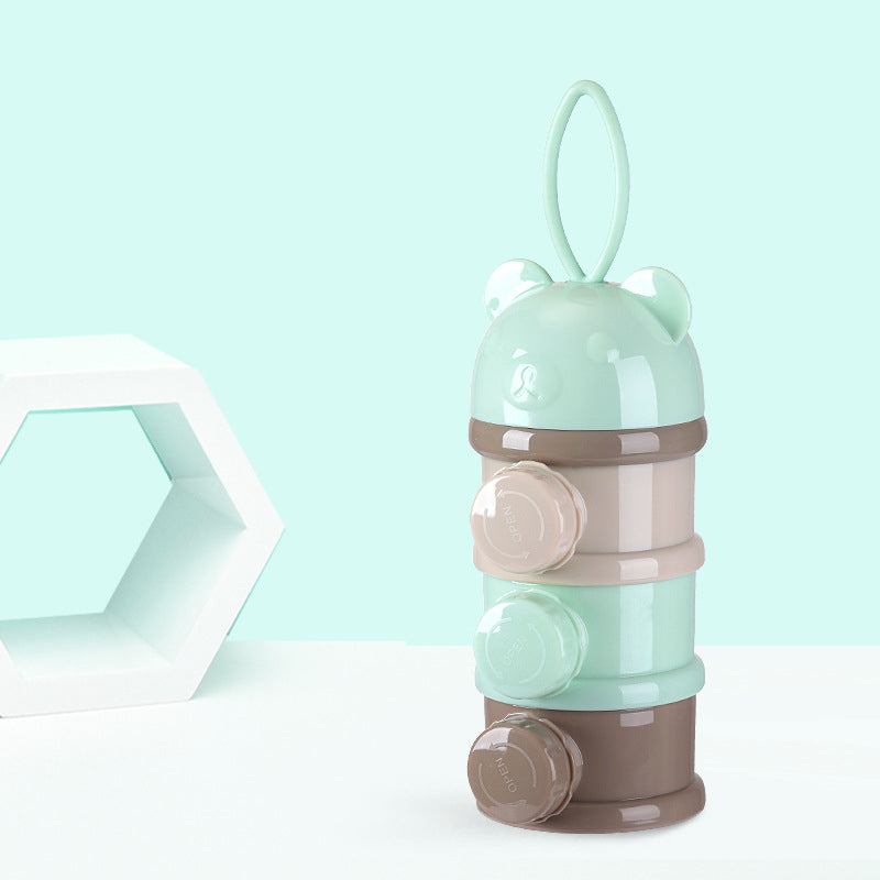 Children's Portable Rotating Milk Powder Box