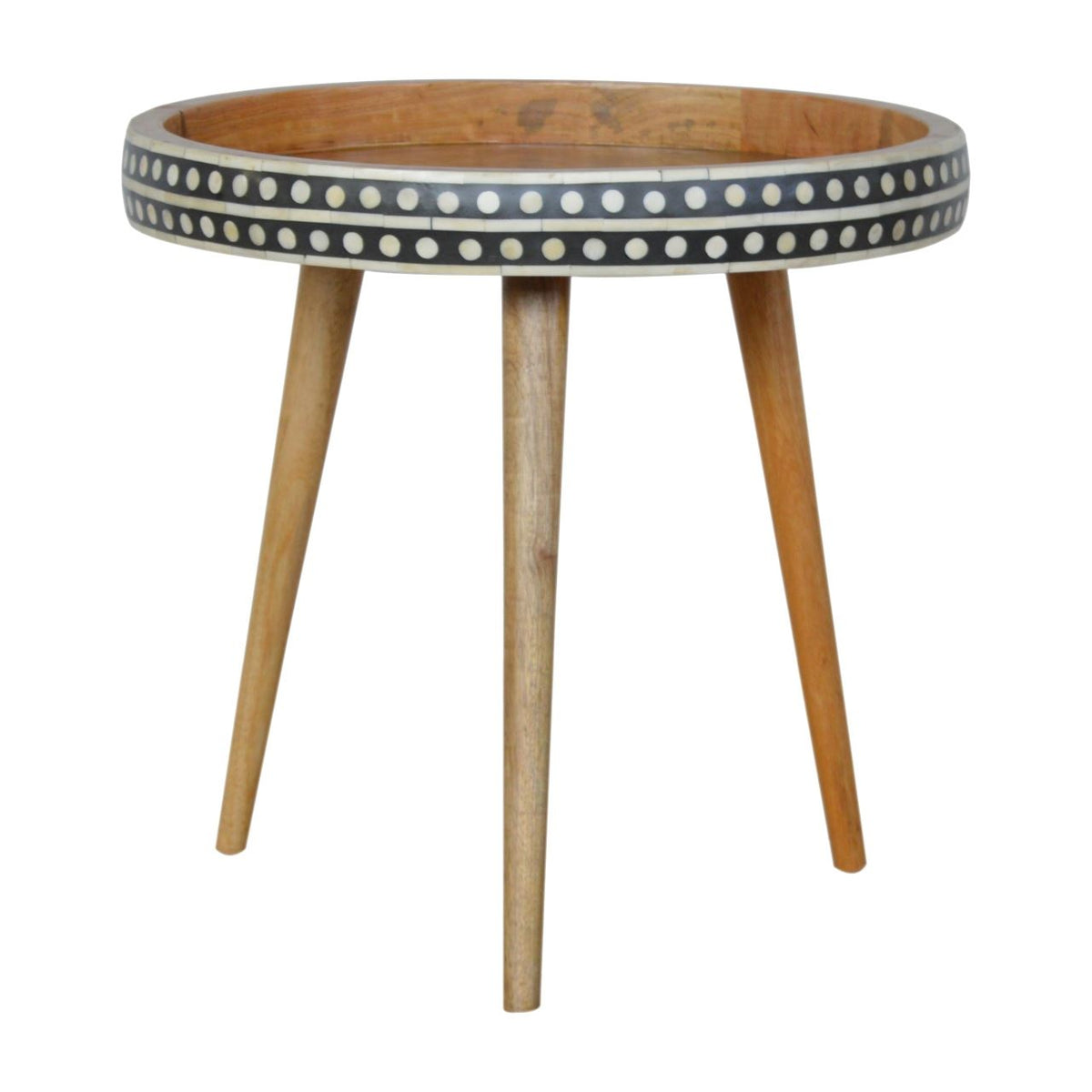 Artisan Large Patterned Nordic Style End Table