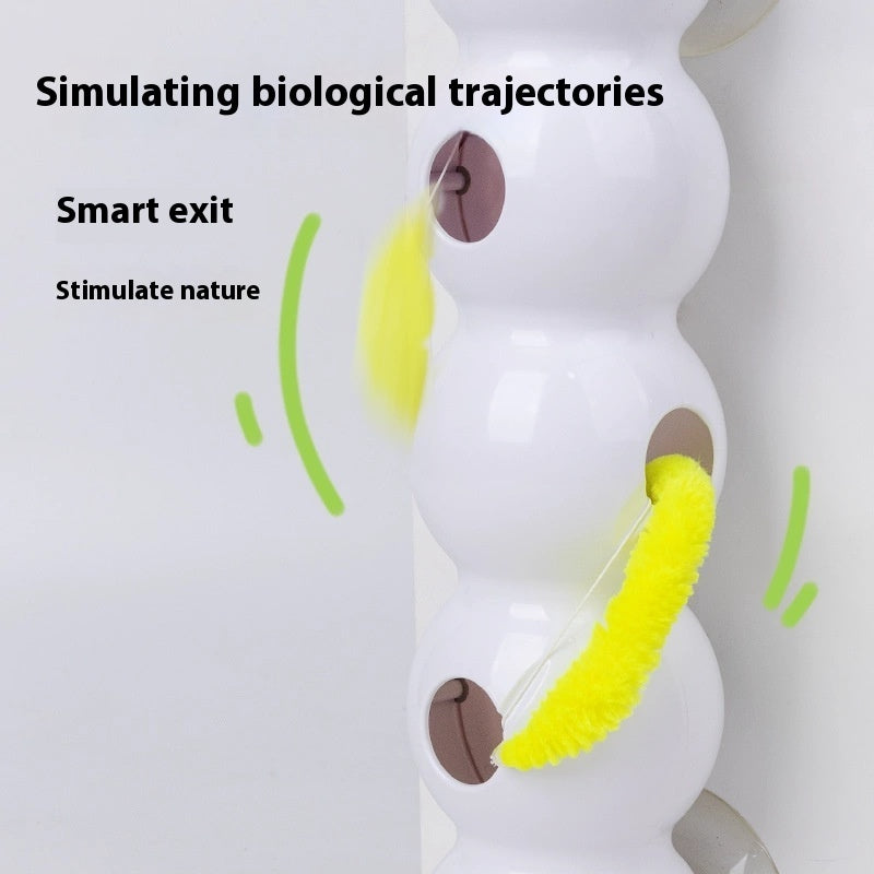 Teasing Cat Toy Automatic Pes Toy With Tail Motion Activated Kitten Toy Rechargeable Smart Interactive Cat Toy Pet Products