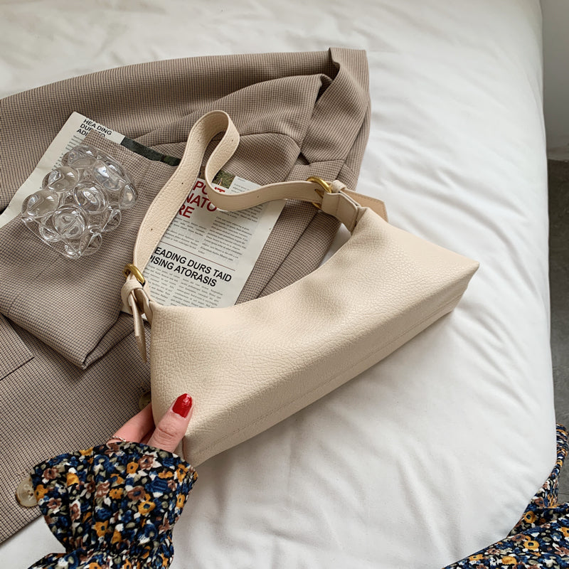 Simple Solid Color One-shoulder Messenger Women's Bag