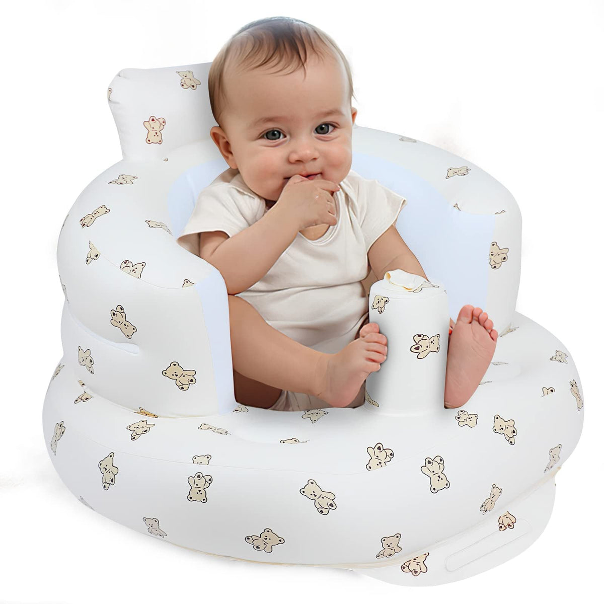 Tiger Head Inflatable Baby Sofa