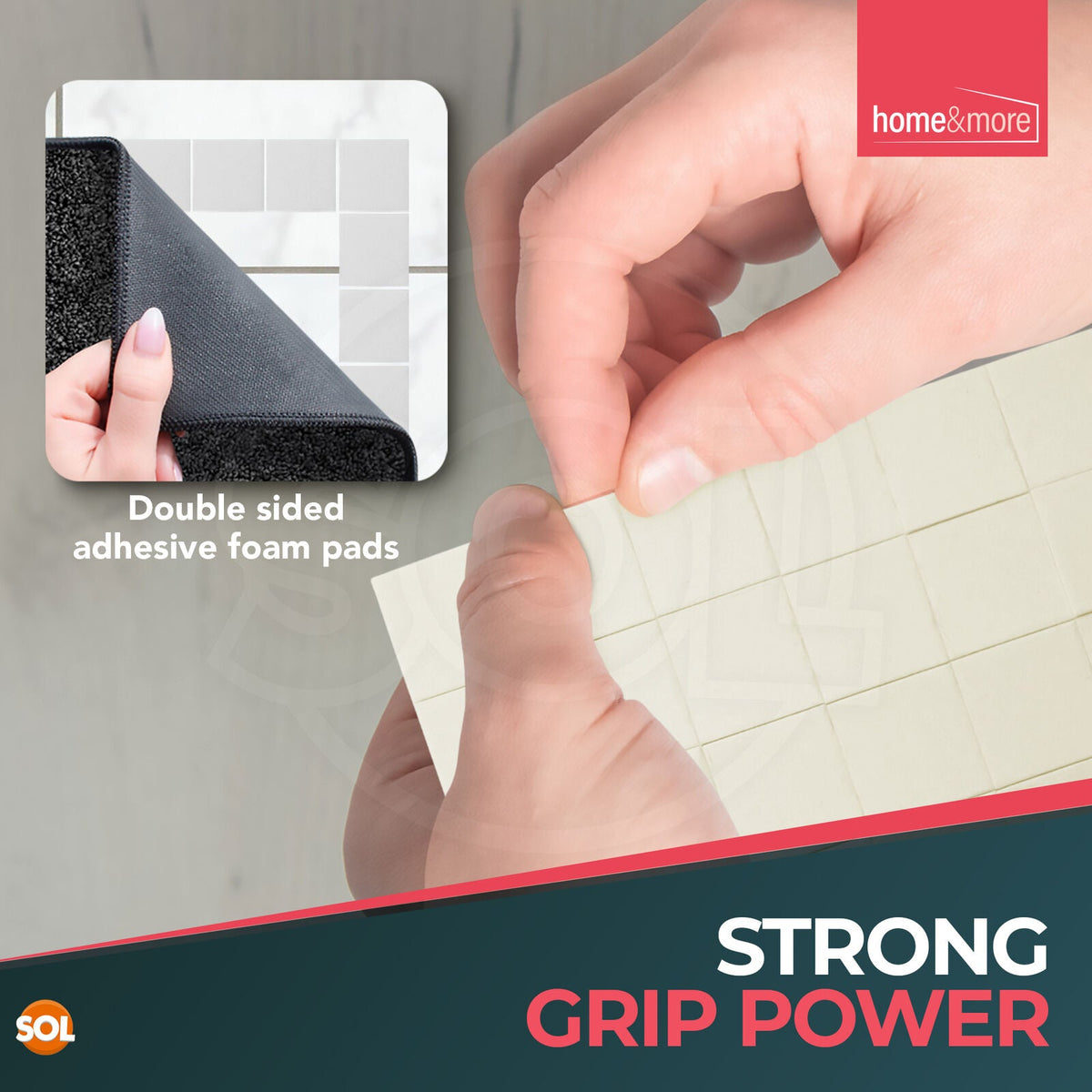80-320 Interior Sticky Pads Strong Double Sided Self Adhesive Home Interior Foam