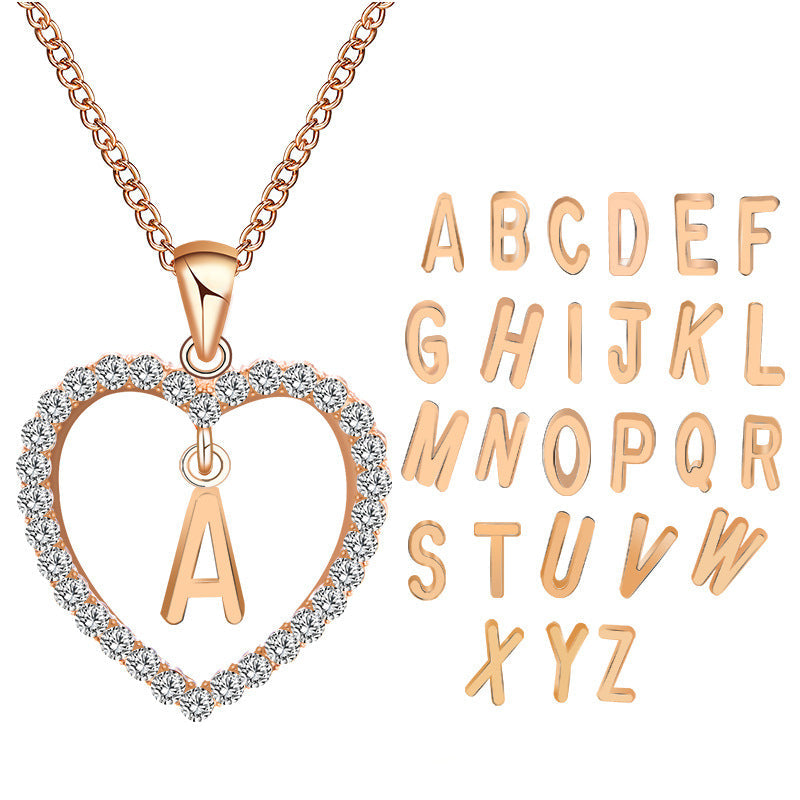 Romantic Love Pendant Necklace For Girls