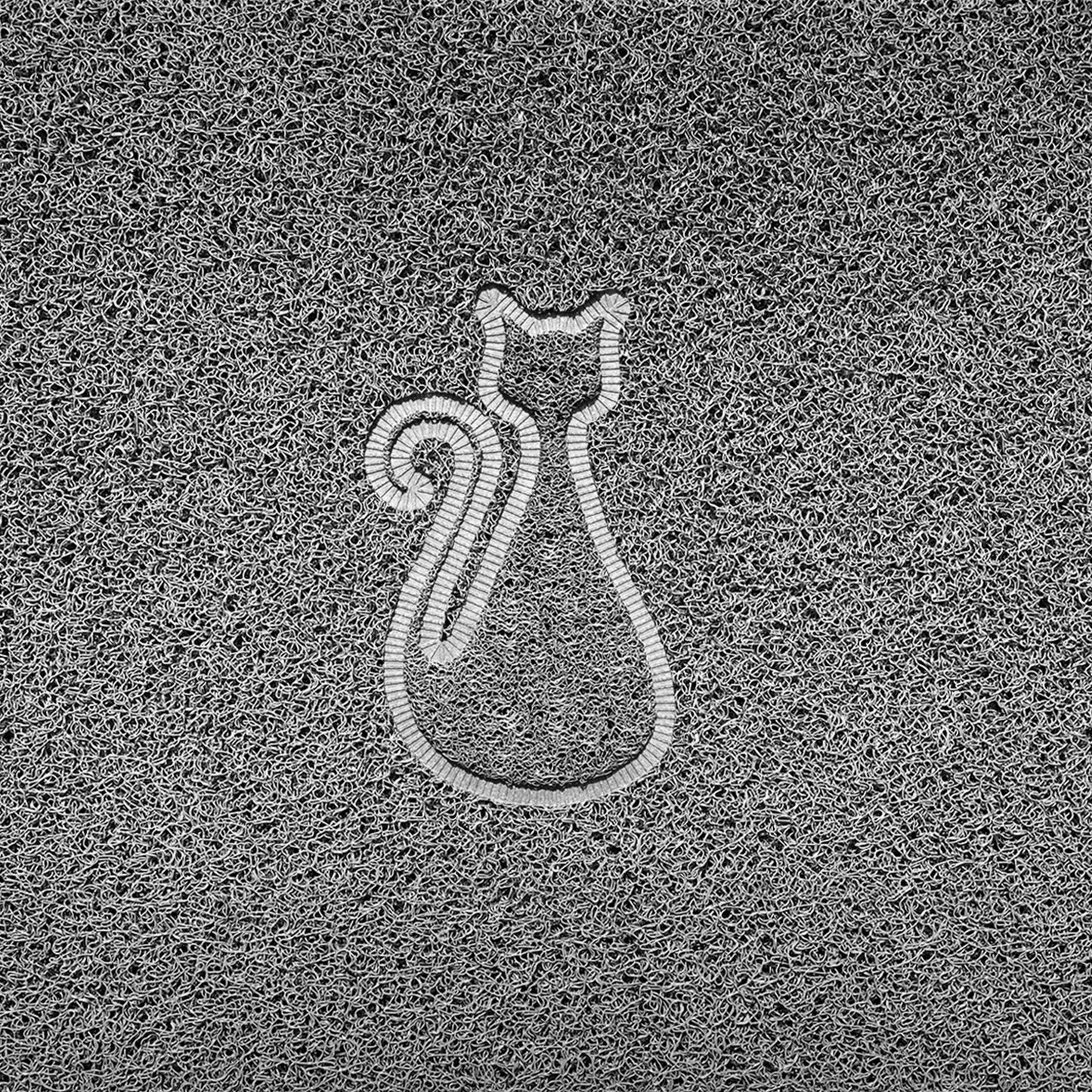 Nicoman Cat Embossed Spaghetti Door Mat | Indoor & Outdoor | Multiple Colours & Sizes