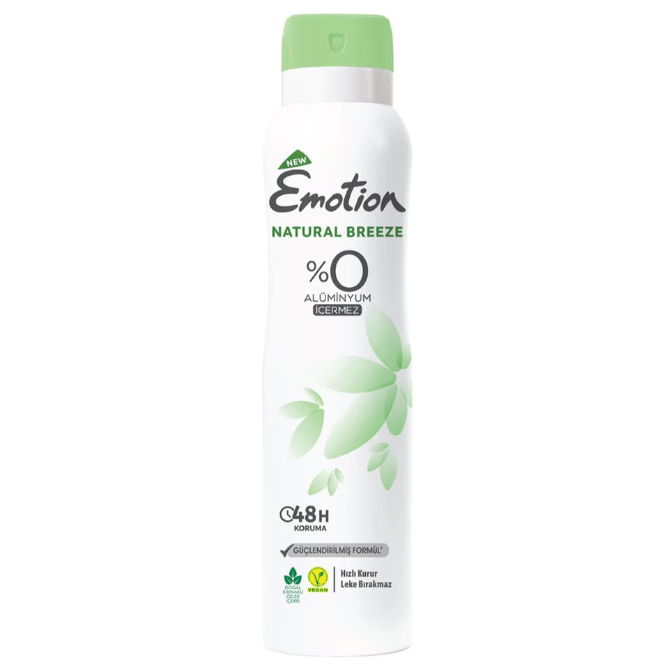 Emotion Natural Breeze Aluminum-Free Deodorant Spray 150ml