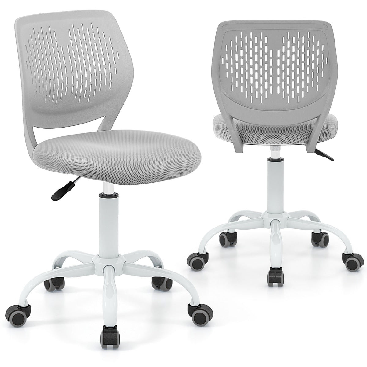 Ergonomic Children Study Chair with Adjustable Height-Blue