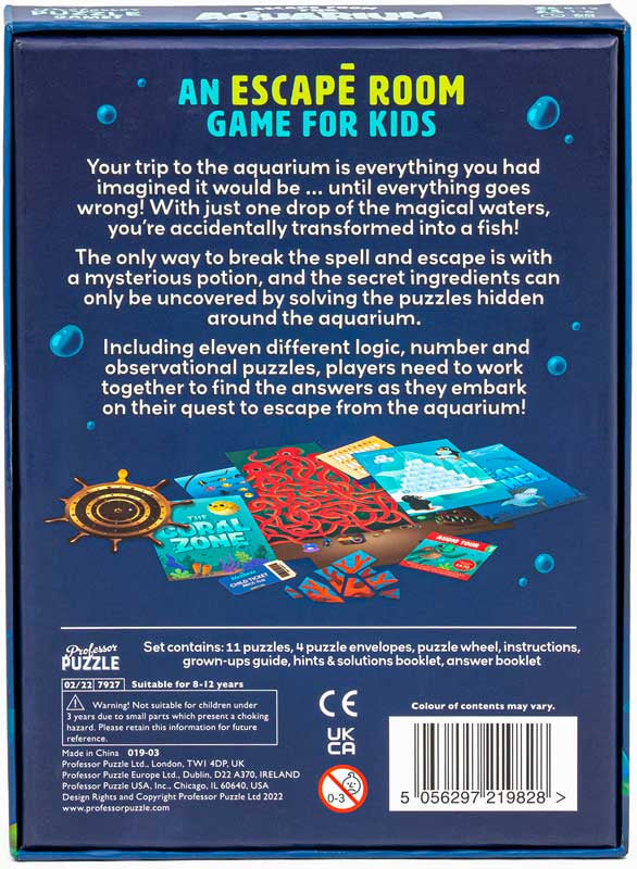 Escape from the Aquarium | Puzzle Game Adventure for Families & Kids