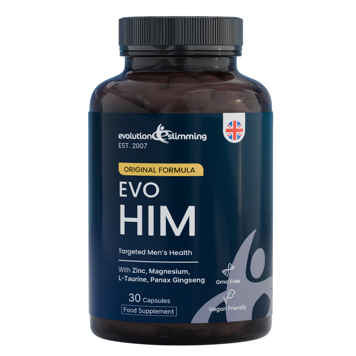 EvoHim Men's Health Capsules | Hormone Balance & Vitality Support