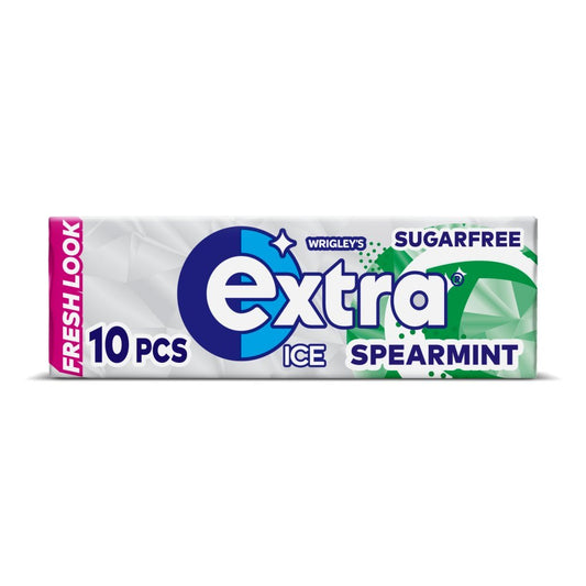 Extra Ice Spearmint Sugar Free Chewing Gum – 30 x 10 Pieces